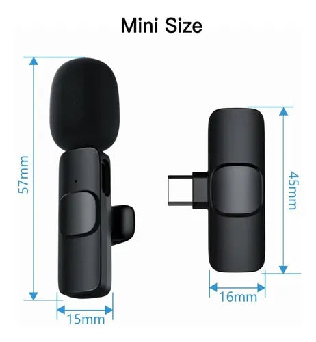 Micrófono Inalámbrico Lavalier K8 Tipo C
