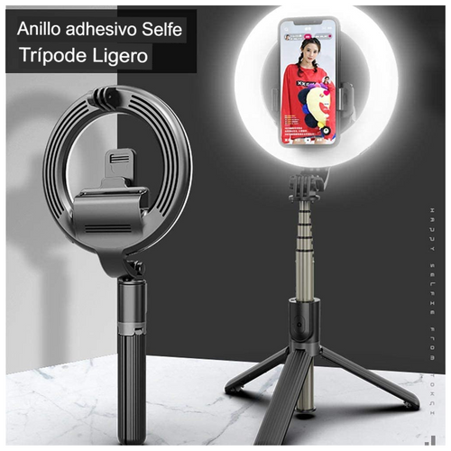 Mini Aro de Luz LED para Celular y Grabación (con Control y Modos RGB)